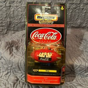 Vintage Coca-Cola Collectible 1999 Matchbox Polar Bear Blimp Sealed Box